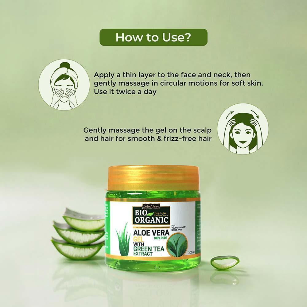 How to use steps of Aloe vera Gel