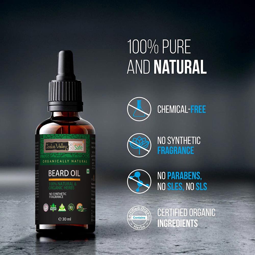 100% pure and natural beard oil