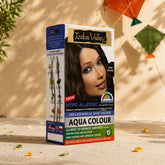 Dark brown qua colour