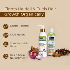 Growout Hair fall control shampoo and Hair Oil