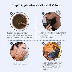 Hypoallergic beard colour