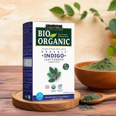 Bio Organic Indigo Leaf Powder for Natural Hair Coloring