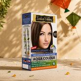 Medium brown aqua colour