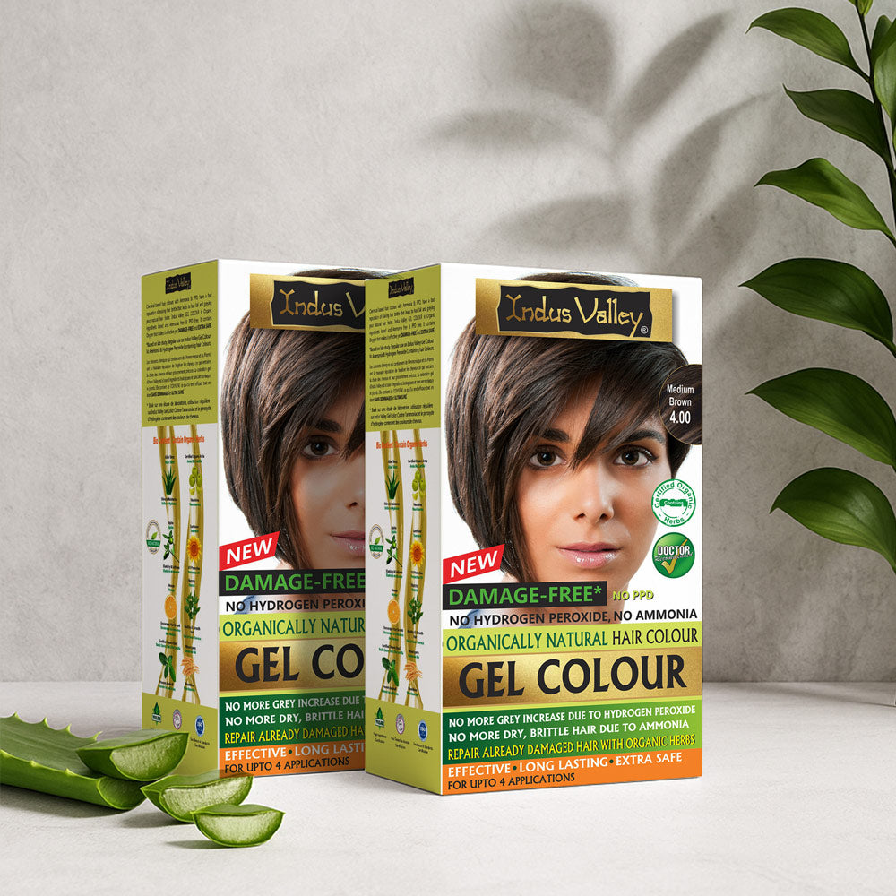 Medium Brown Organic Hair Colour