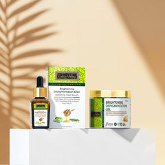 Depigmentation gel and face serum