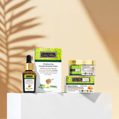 Face serum and depigmentation gel combo