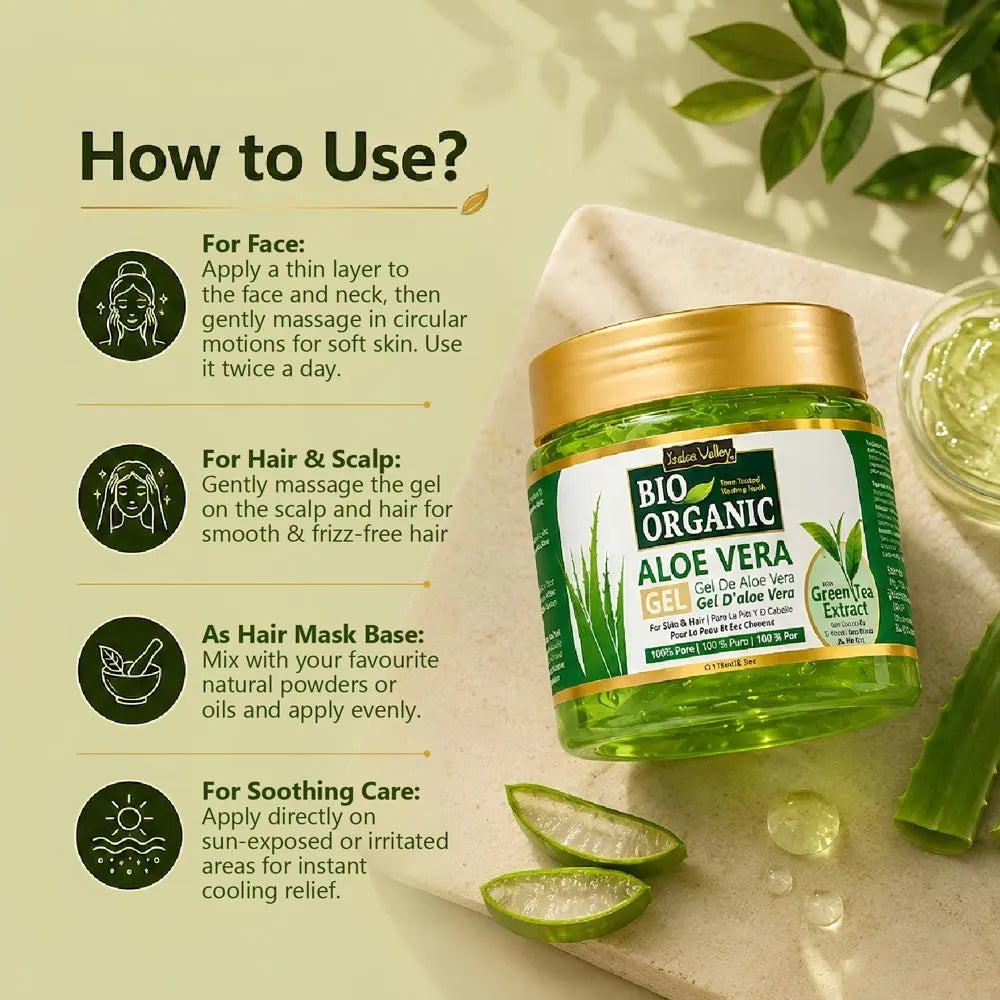 How to use Aloe vera gel