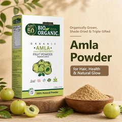 Bio Organic Amla Fruit Powder for Hair Growth and Skin