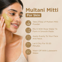 Bio Organic Multani Mitti Powder for Hair and Face Pack