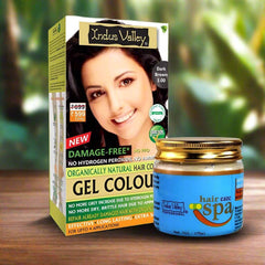 Damage Free Gel Colour and Hair Eaze Spa Combo - 395 gm