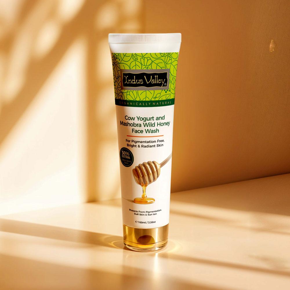 Cow Yogurt & Honey Face Wash Infused with Papaya Fruit Extract