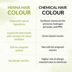 Bio Organic Dark Brown Henna Hair Colour For Early Grey Hair Coverage - 100gm