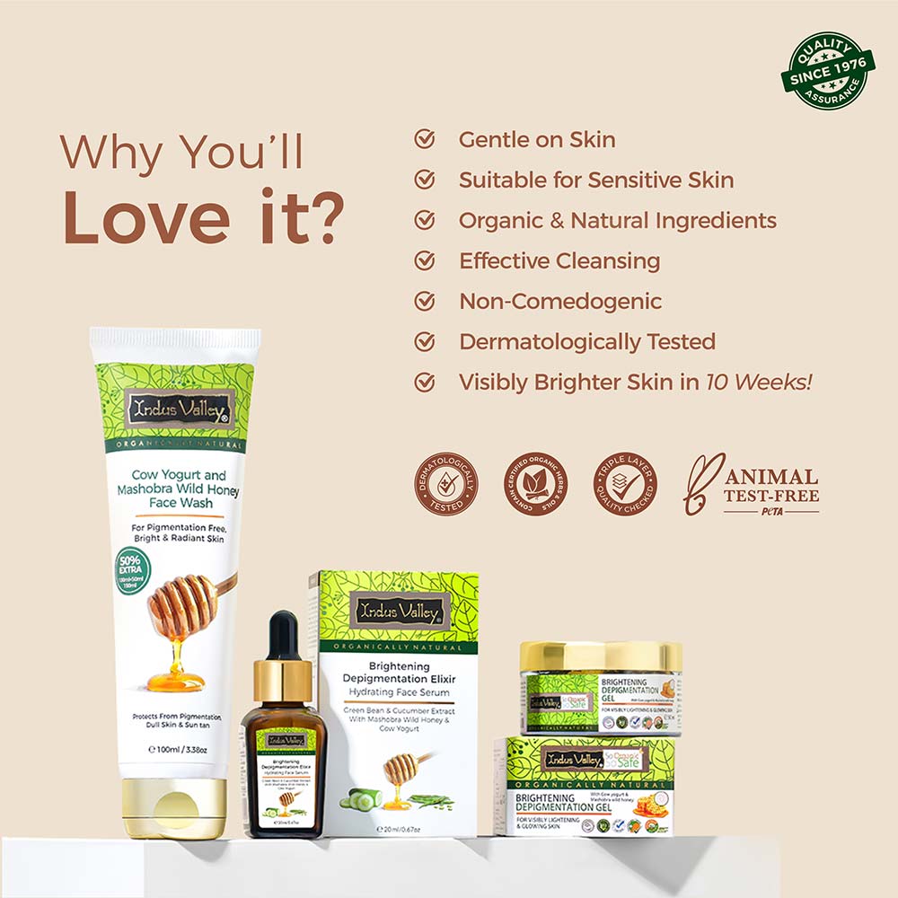 Face wash , Face serum and depigmentation gel