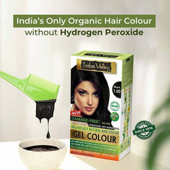 Organic & Natural Damage Free Gel Hair Colour without hydrogen peroxide