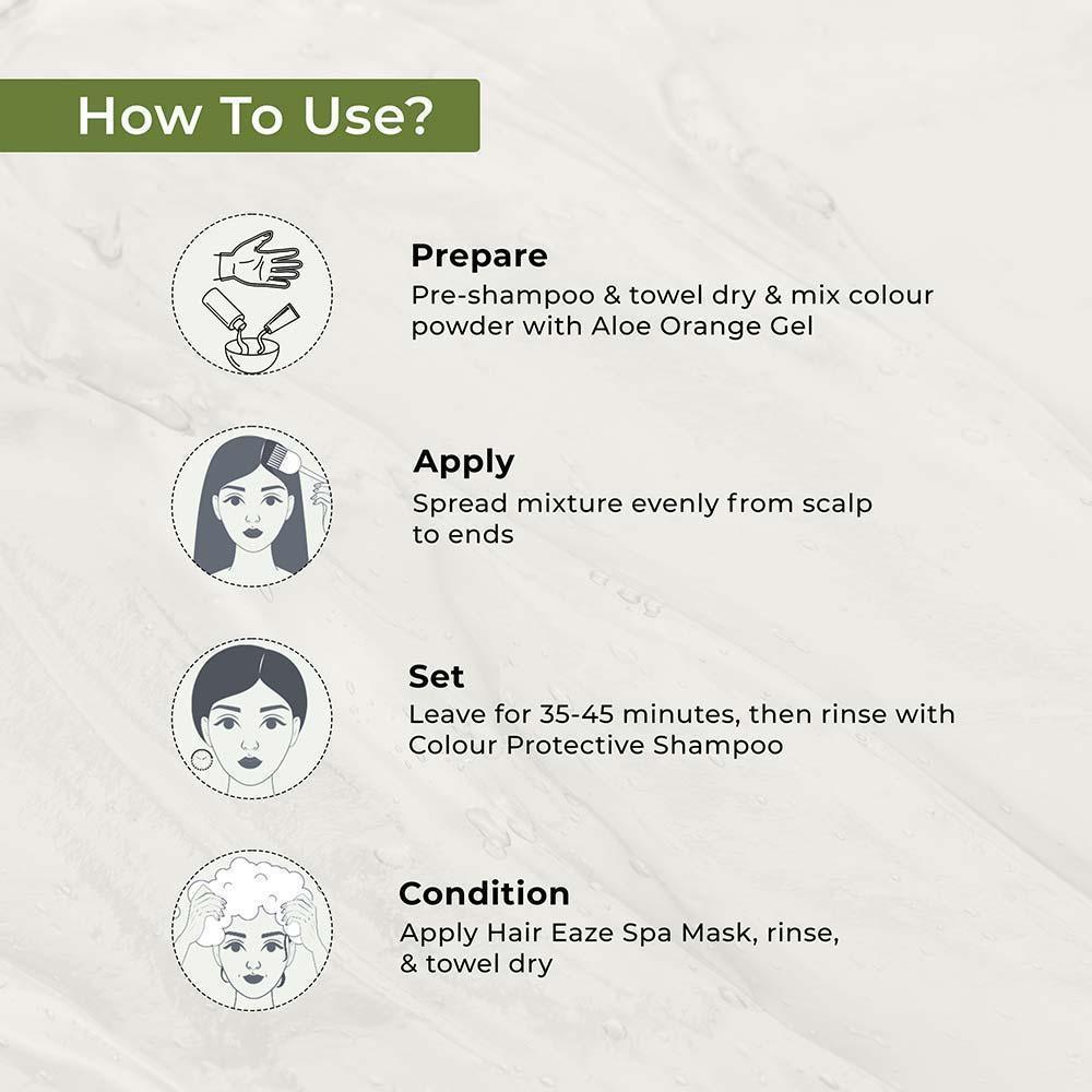 Organic & Natural Damage Hair Colour -How to use