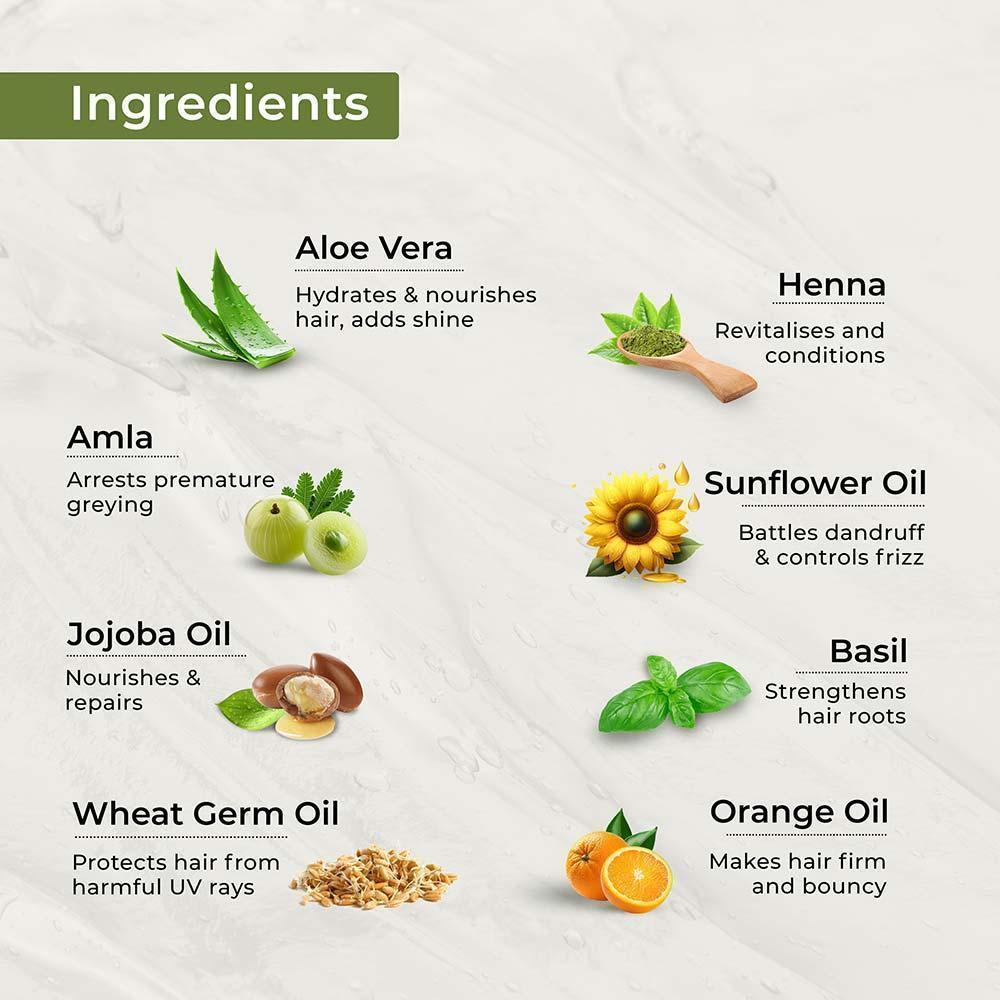 Organic and Natural hair colour ingredients