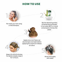 Bio Organic Herbal Henna Powder for Hair - Pack Of 3