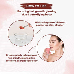 Bio Organic Hibiscus Powder - Pack of 4