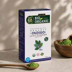 Bio Organic Indigo Leaf Powder for Natural Hair Coloring