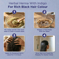 Bio Organic Indigo Leaf Powder for Natural Hair Coloring