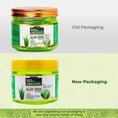 Bio Organic Pure Aloe Vera Gel old new