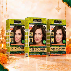 Damage-free hair color (pack of 3 )