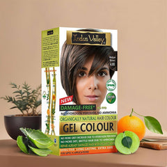 Medium brown damage free gel hair colour