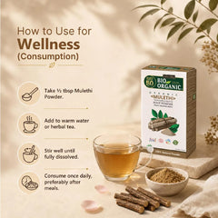 Bio Organic Mulethi Powder - 100gm