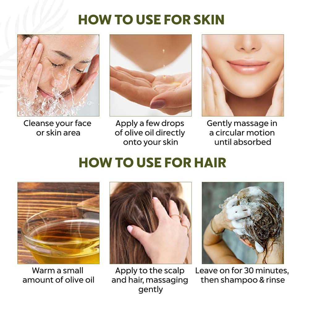 How to use olive oil for Hair And Skin
