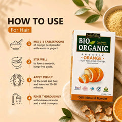 Bio Organic Orange Fruit Peel Powder