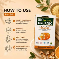 Bio Organic Orange Fruit Peel Powder