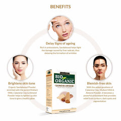 Bio Organic Sandalwood Face Pack Powder - 200gm