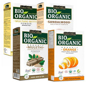 Bio Organic Face Pack Powder For Glowing Skin Combo