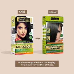 indusvalley Trial pack Gel hair colour - old and new