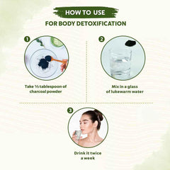 Bio Organic Activated Wood Charcoal Powder