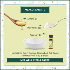 Hair regrowth pack measurements