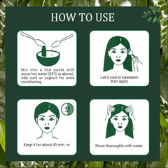 Bio Organic Henna Leaf Powder - Available in 3 Size