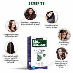 Bio Organic Indigo Leaf Powder for Natural Hair Coloring