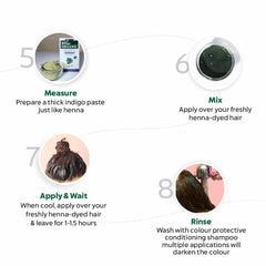 Bio Organic Indigo Leaf Powder for Natural Hair Coloring