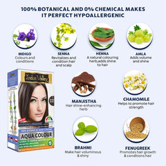 Ingredients of Hypo allergic Aqua colour - Medium Brown