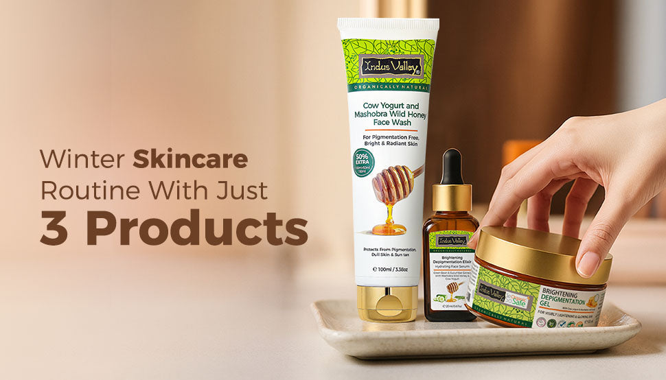 Winter Skincare routine with just 3 Products