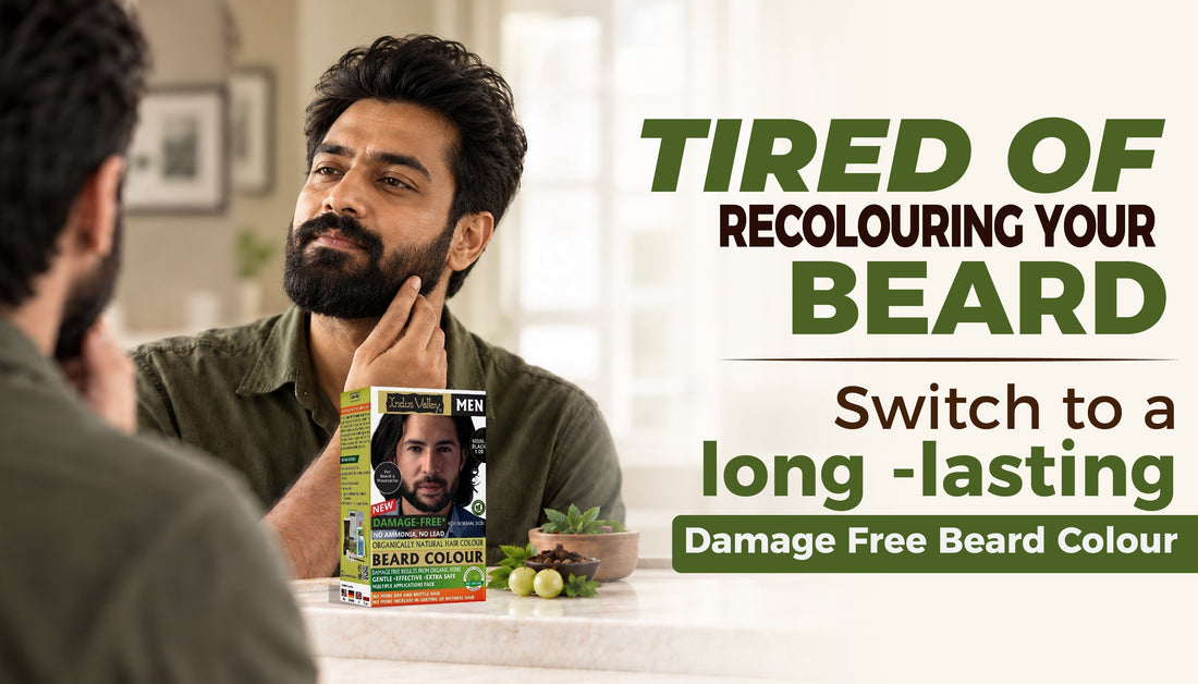 Switch of Damage Free Beard Colour