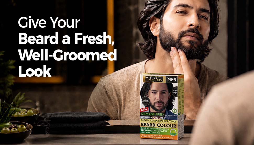 Beard colour for men