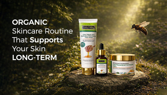 Organic skincare routine