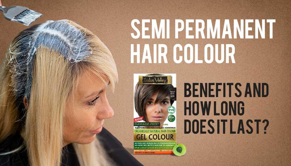Semi permanent hair colour