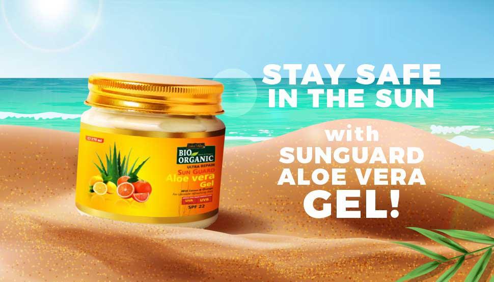 Stay Safe in the Sun with Sunguard Aloe Vera Gel!