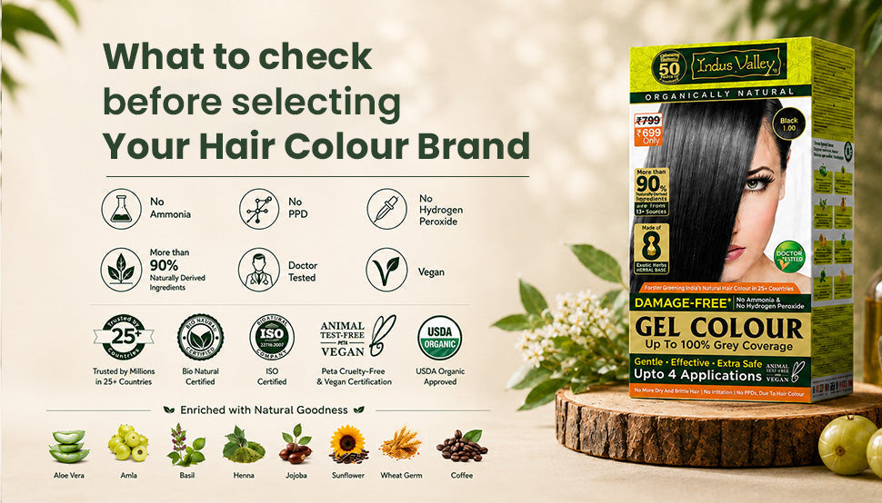 What to check before selecting hair colour brand 