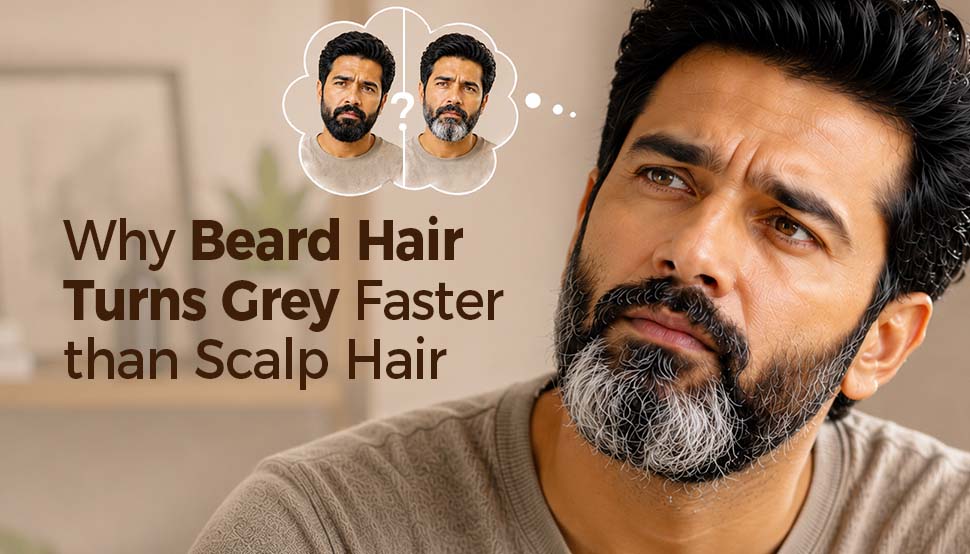 Why Beard Hair Turns Grey Faster
