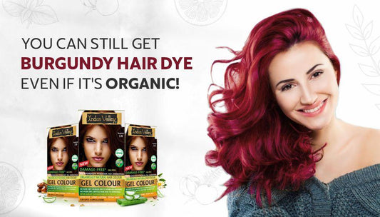 Burgundy hair dye