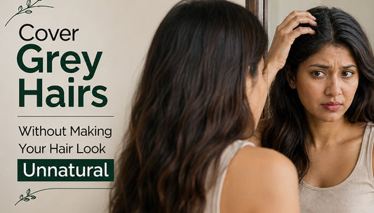 Cover grey hair naturally